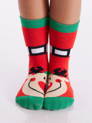 New Year 2 Pair Socks Set - 4