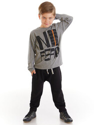 No Fear Boy T-shirt&Harem Pants Set - Thumbnail