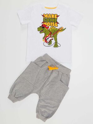 Noisy Boy T-shirt&Harem Pants Set