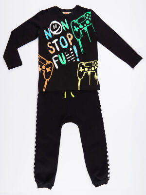 Non-Stop Boy T-shirt&Pants Set - 3