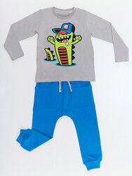 Non-Stop Fun Boy T-shirt&Pants Set - Thumbnail