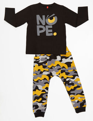 Nope Boy Camo Bagy Set - 3