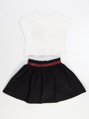 Ohlala Girl T-shirt&Skirt Set