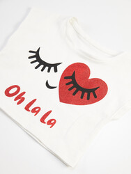 Ohlala Girl T-shirt&Skirt Set - Thumbnail