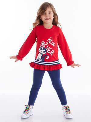 Only Meow Girl Tunic+Leggings Set - 1