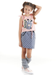 Panda Milkshake Girl T-shirt&Skirt Set - 1