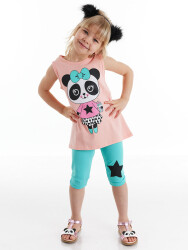 Panda Star Girl Leggings Set - 1