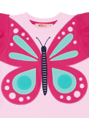 Pink Butterfly Dress - 5