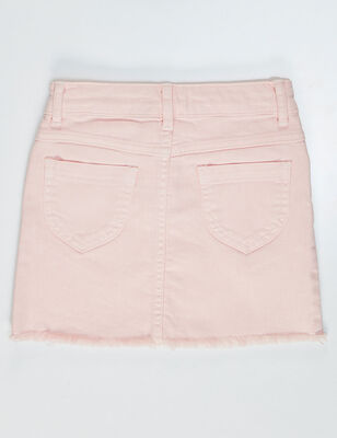 Pink Denim Mini Skirt