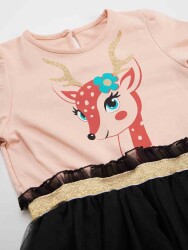 Pink Gazelle Girl Dress - 5