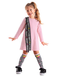 Pink Girl Dress&Socks - 1