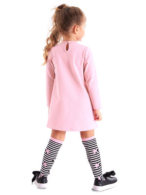 Pink Girl Dress&Socks