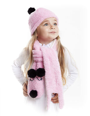 Pinky Hat&Scarf Set - 1