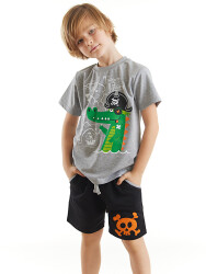 Pirate Croco Boy T-shirt&Shorts Set - 1