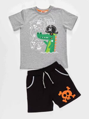 Pirate Croco Boy T-shirt&Shorts Set - 3