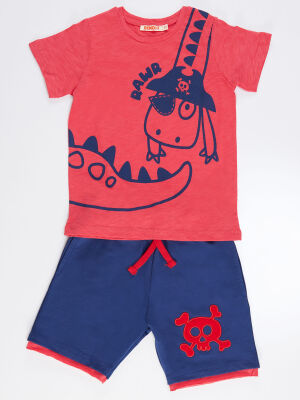 Pirate Dino Boy T-shirt&Shorts Set - 3