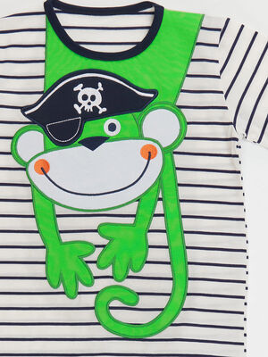 Pirate Monkey Boy T-shirt&Shorts Set