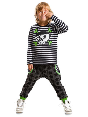 Pirate Skull Sweat-Pants Set - 1