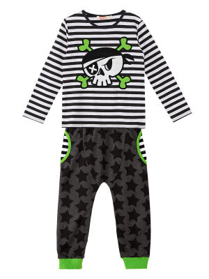 Pirate Skull Sweat-Pants Set - 3