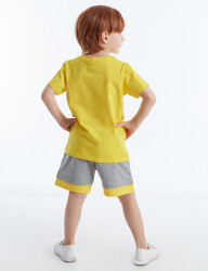 Pirate Yellow Grey Boy Shorts Set - 2