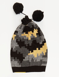 Pixel Camo Knitted Boy Hat - 4