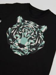 Pixel Tiger Erkek Çocuk T-shirt Kapri Şort Takım - 5