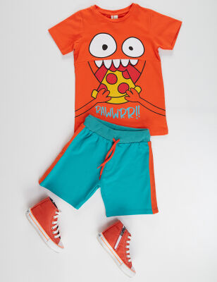 Pizza Boy Shorts Set - 3