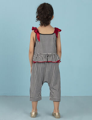 Plaid Girl Overall - 2