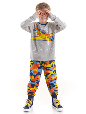 Plane Camo Boy T-shirt&Pants Set - 1