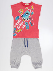 Play Boy T-shirt&Capri Set - 3