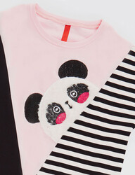 Plush Panda Girl Sweatshirt - Thumbnail