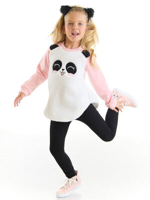 Plush Panda Sweatshirt&Leggings Set - 1