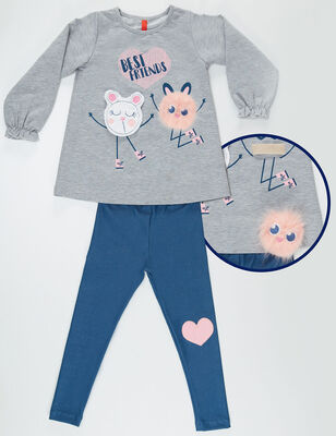 Pom Pom Friends Tunic+Leggings Set - 3