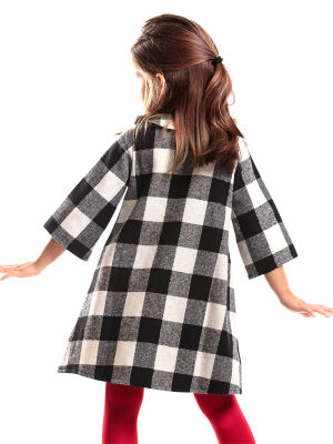 Pompom Checked Dress - 2