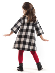 Pompom Checked Girl Dress - 2