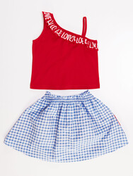 Poppy Love Girl Blouse&Skirt Set - Thumbnail