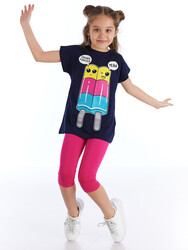 Popsicle Girl T-shirt&Leggings Set - Thumbnail