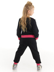 Pretty Wild Girl Black Tracksuit - 1