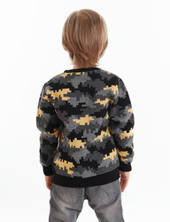 PXL Camo Knitted Boy Jumper - 2