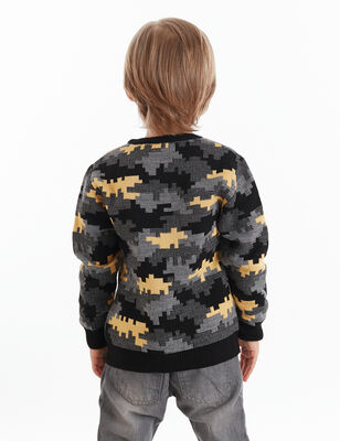 PXL Camo Knitted Boy Jumper - 2