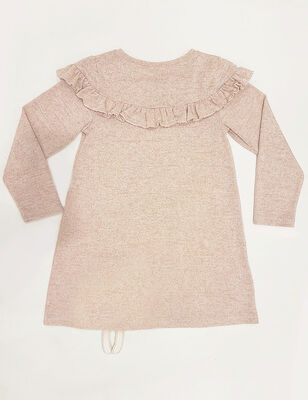 Rabbit Girl Knit Somon Dress - 4