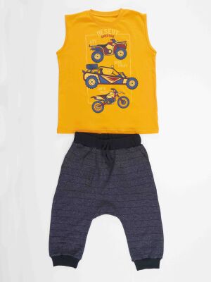 Race Team Boy T-shirt&Capri Set - 3