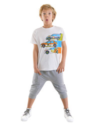 Racer Boy T-shirt&Capri Pants Set - Thumbnail