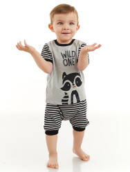 Racoon Baby Boy T-shirt&Harem Pants Set - 1