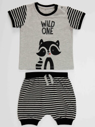 Racoon Baby Boy T-shirt&Harem Pants Set - 3