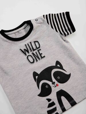 Racoon Baby Boy T-shirt&Harem Pants Set - 5