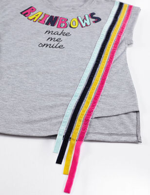 Rainbow Girl Leggings T-shirt Set