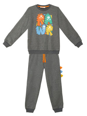 Rawr Boy Dark Grey Tracksuit - 3