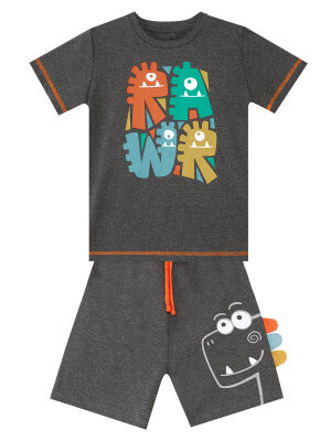 Rawr Dino Boy T-shirt&Shorts Set - 3