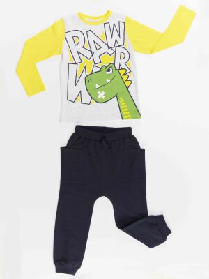 Rawr Dino Erkek Çocuk T-shirt Pantolon Takım - 3